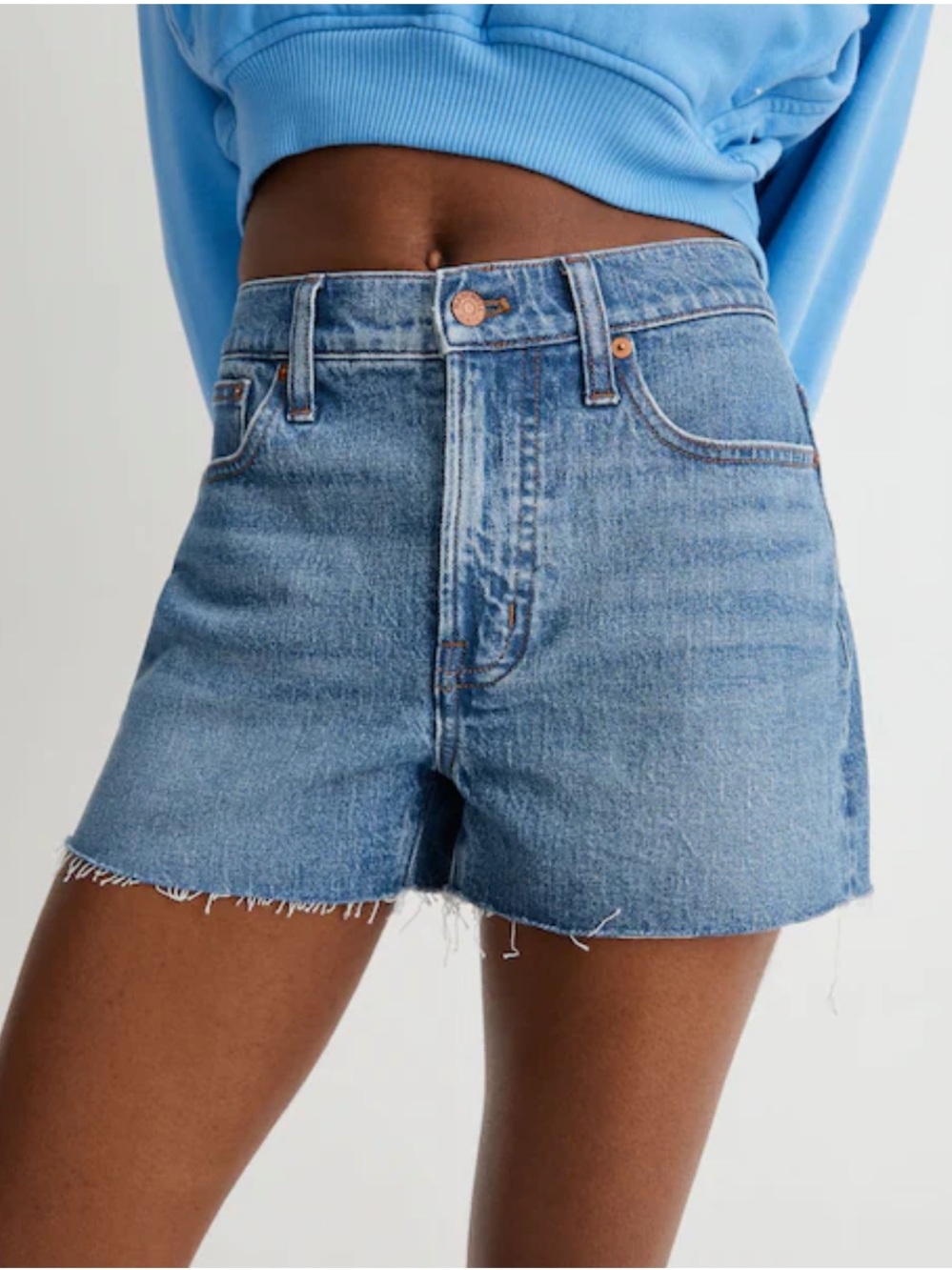 Madewell Light Blue Denim Jean Shorts